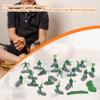 20 Pcs 1:35 Scale Miniature Figures for Kids And Adults, Great Dollhouse Scene Decoration