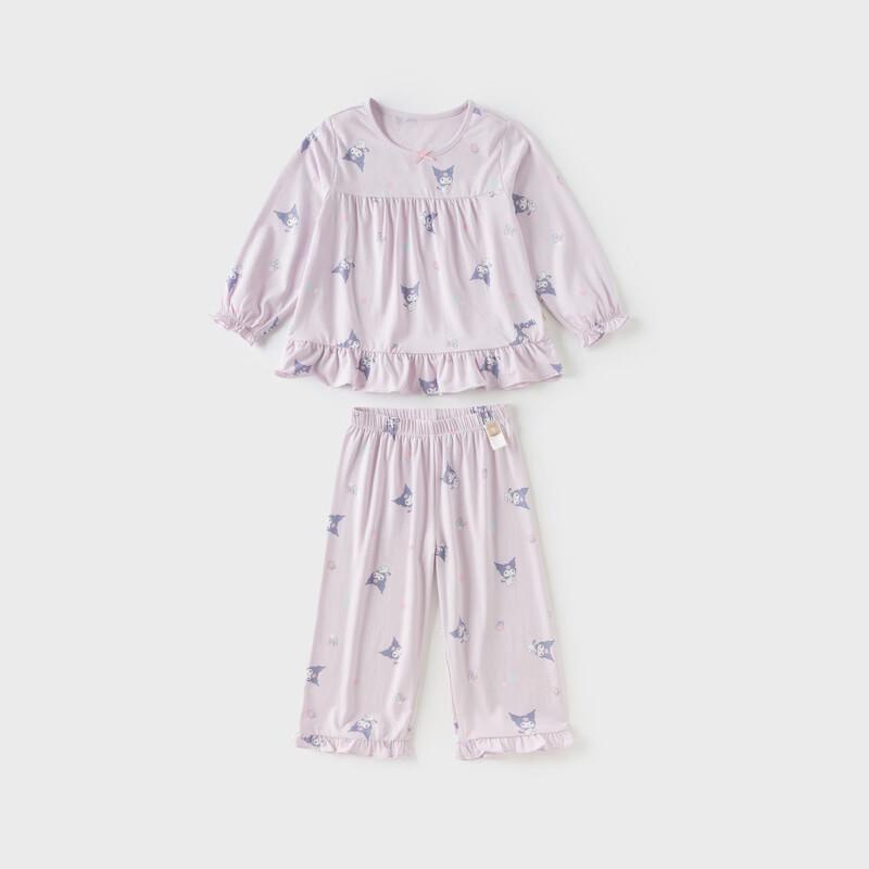 DaveBella Kuromi Girls' Two-Piece Pajama Set