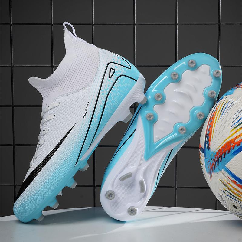 Football Shoes Society Professional Field AG/FG Studded Casual Soccer Sport Shoes Sport Wear Cleats Sneaker Non Football Boots for Slip'