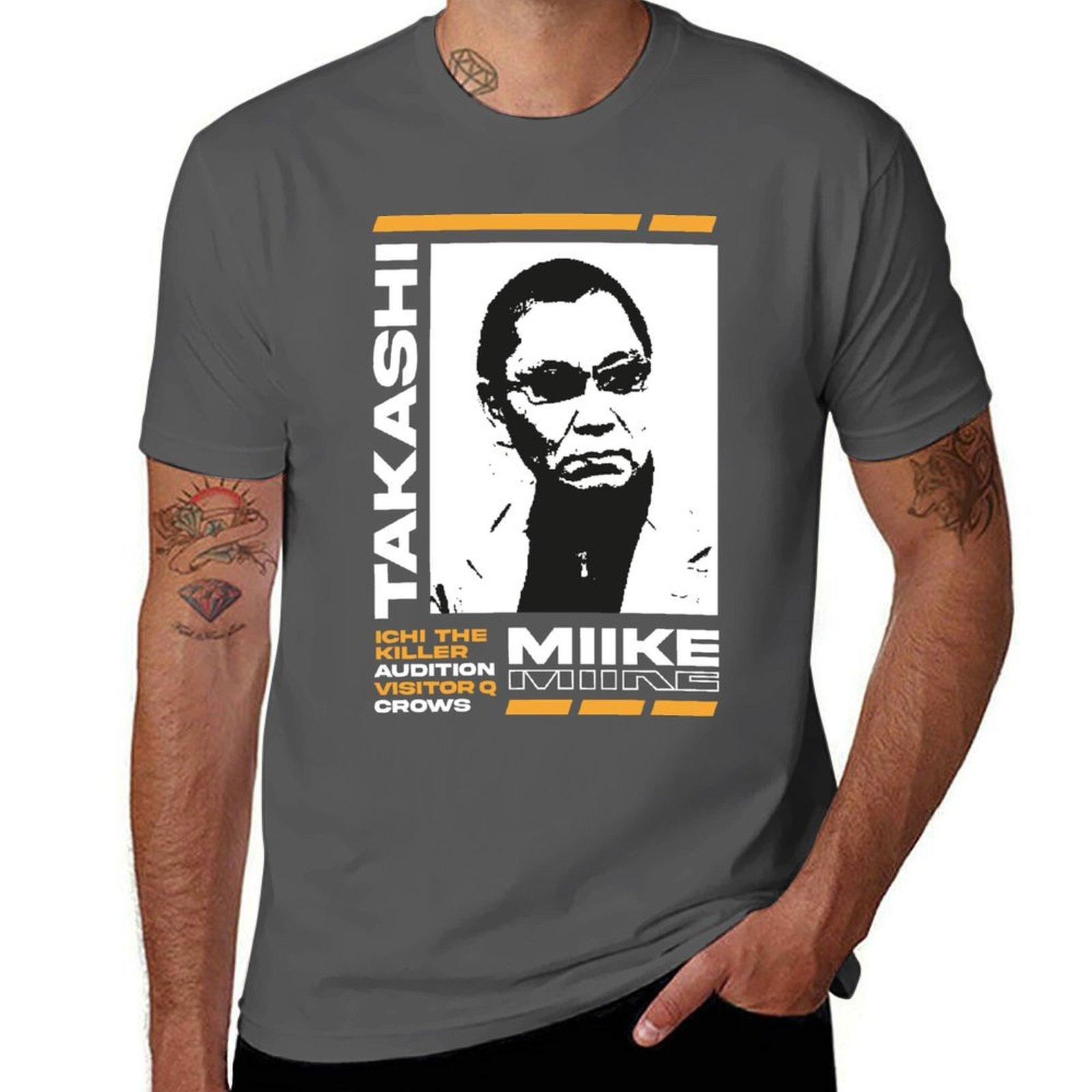 

takashi miike T-Shirt t shirt man designer man t shirts for men cotton t shirts man 100% T-Shirt 4XL