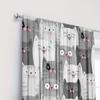 2pc Cat print curtains   polyester fabric   machine washable   suitable for bedroom and living room decoration