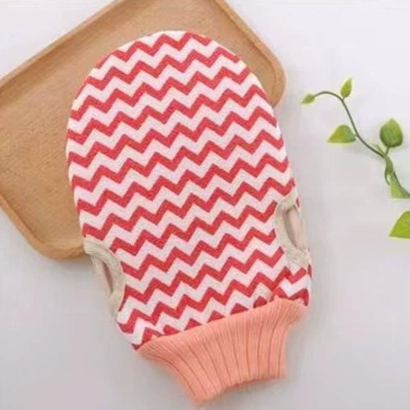 1PC Towel SPA Solid Color Peeling Exfoliating For Shower Cleaning Body Brush Body Massage Body Scrubber Glove Scrub Mitt Rub