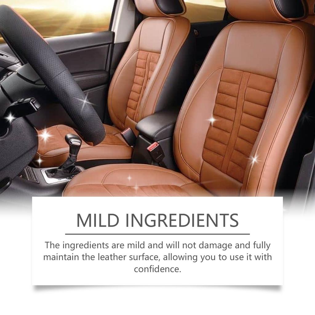Leather Care Agent Furniture Leather Bag Sofa Car Seat Cleaning Decontamination Leather Cleaner 120ml