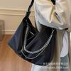 Large Capacity Canvas Bag Women's Spring and Summer 2025 New Versatile Casual Shoulder Messenger Bag Chain Commuter Tote Bag