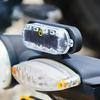 Solarbetriebenes blinkendes Warnlicht LED-Warnsicherheitsblinken durch Blitzlicht Einstellbar Auto-Parkleuchte Hinten Warnlicht