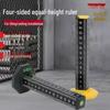 Măsurare dimensiuni și distanță – Rigle și echere metalice