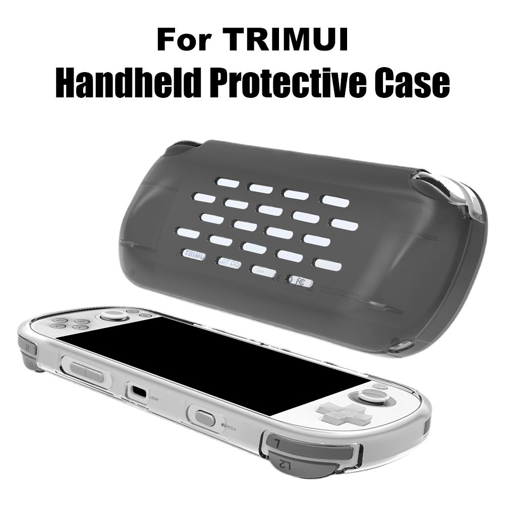 Transparent Tpu Case Suitable For Chuimi Trimui Smart Pro Handheld Protective Cover  Anti-Drop Game Console Accessories