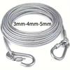 Heavy-Duty Steel Wire Dog Leash Extension, 3m & 6m – Durable, Bite-Resistant Chain for Large Dogs