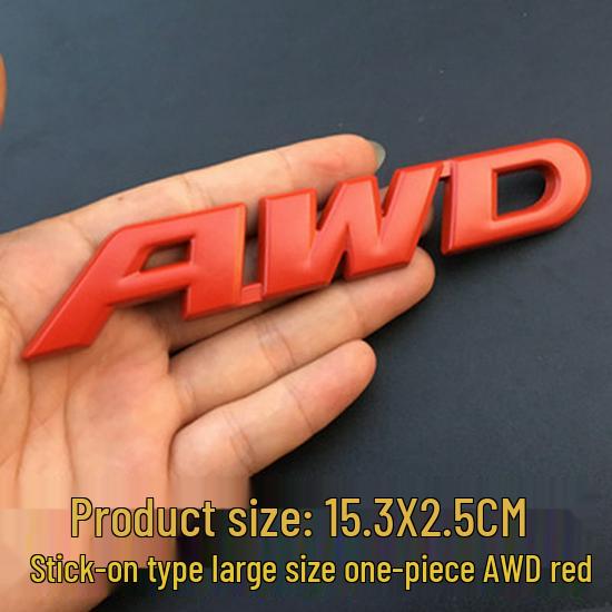 Dongfeng AWD Car Logo CRV Geshitu V6 Sticker Set: Body, Tail, and High-Configuration Displacement Badges