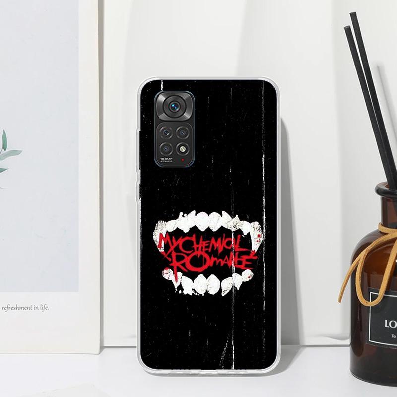 My Chemical Romance MCR Phone Case For Xiaomi Redmi Note 15 13 14S 14 Pro Plus 12S 11S 10S 12 11E 10 11T Art Fundas Back Cover R