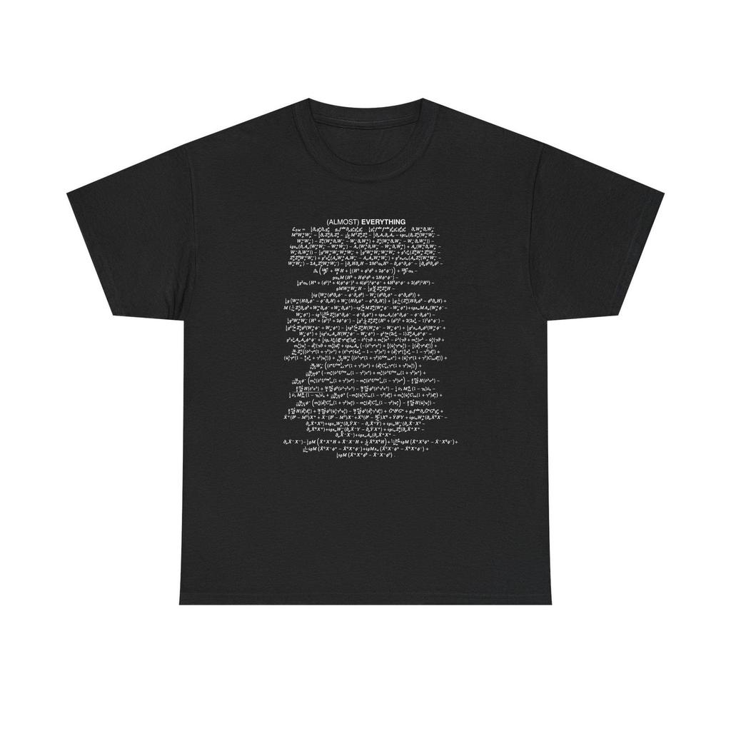 Standard Model Lagrangian, Unisex Heavy Cotton Tee, Casual Tee, Graphic T-Shirt,