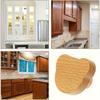 WTEMPO Teddy Bear Head/Heart Shaped Wooden Cabinet Handles Beech Drawer Handles DIY Wardrobe/Door Handle with Screws Furniture Hardware Accessories