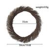 Rattan Hoop Wreath for DIY Flower Shop Spring Festival Décor