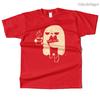 Unisexs Cotton Cute Ghost Holding Cat Graphic High Quality T Shirt Street Casual Style Tee for Unisex and Women