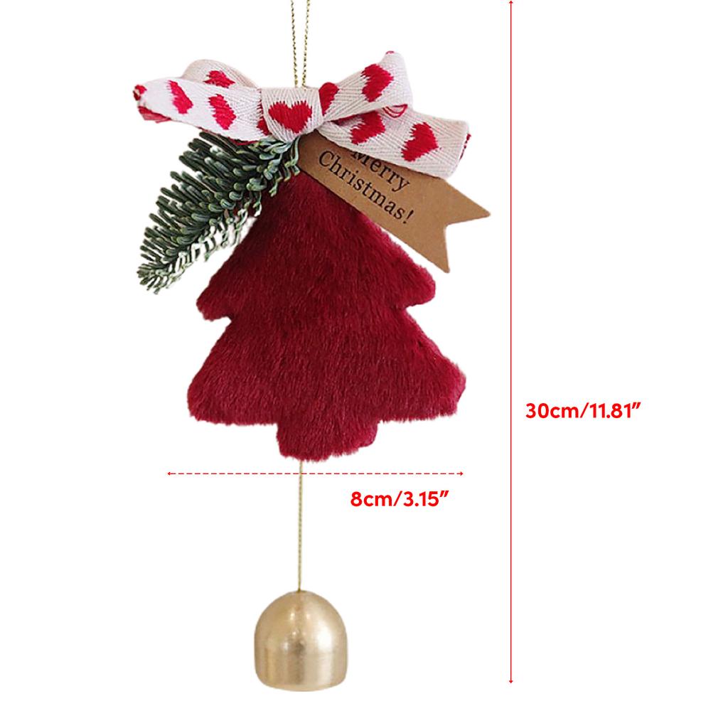 Handmade Doll Festive Tree Ornaments Chirstmas Tree Hanging Pendant Decor Party Supplies for Kids and Holiday Decoration