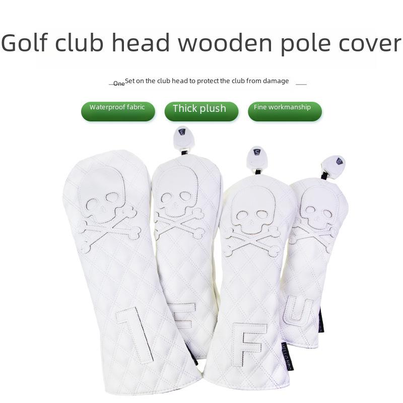Copertura Impermeabile per Mazza da Golf con Teschio di Diamanti: Protegge i Legni 1/3/5/UT