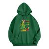 Ladies' Christmas Style Printed Hoodie With Wool And Pockets For Women