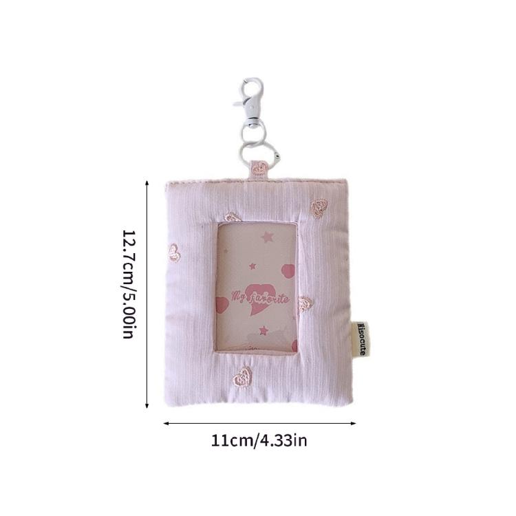 3 Inch Mini Photo Protector With Carry Hook For Backpacks Key Organizes Photo Card Pouches Photo Card Protector Sleeve