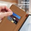 All-Inclusive Flip Case For Samsung Galaxy S25 Edge Magsafe Embossed PU Leather Card Slot Cash Pocket Soft Cover
