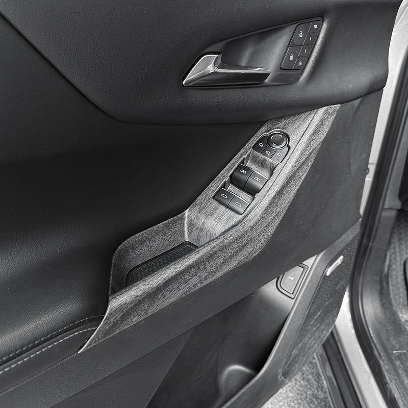 For Chevrolet Equinox 2025 2026 Carbon Fiber Window Button Frame Cover Trim Automotive Interior Accessories LHD