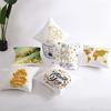 Sofa Pillow Cover, Cushion Cover, Nordic Home Textile Fabrics, Simple Golden Digital Printing