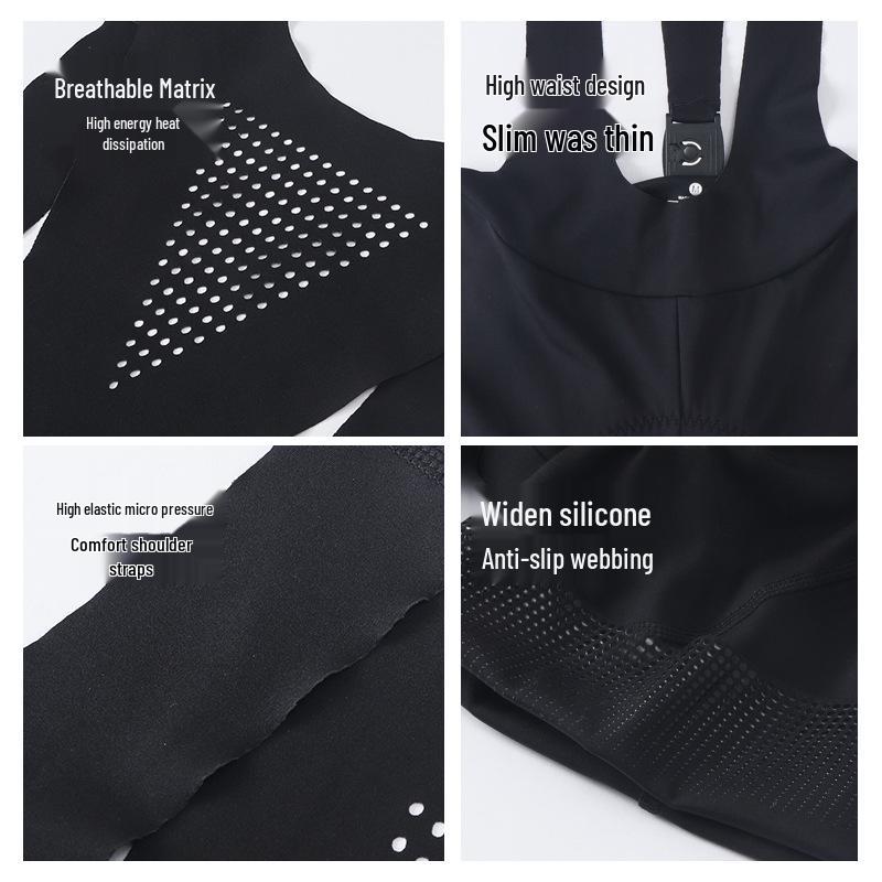 BCBE-ING Women's Cycling Bib Shorts with Double Arrow Seat Cushion