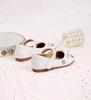 2026 New Girls' Leather Shoes, Korean Style with Soft Sole and Bow, Perfect for Princess and Performance Wear.