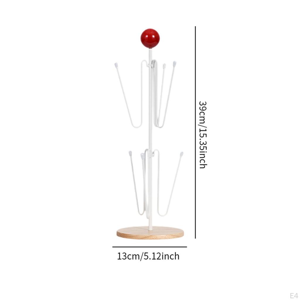 Coffee Cup Stand Holder Bottle Drainer Display Multipurpose Mug Rack