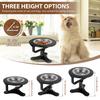 Cat Bowl Stand with Bowl Height Adjustable Pe Food Stand Tilted Elevated Dog Drink water Bowl Nonslip Oblique Neck Protection