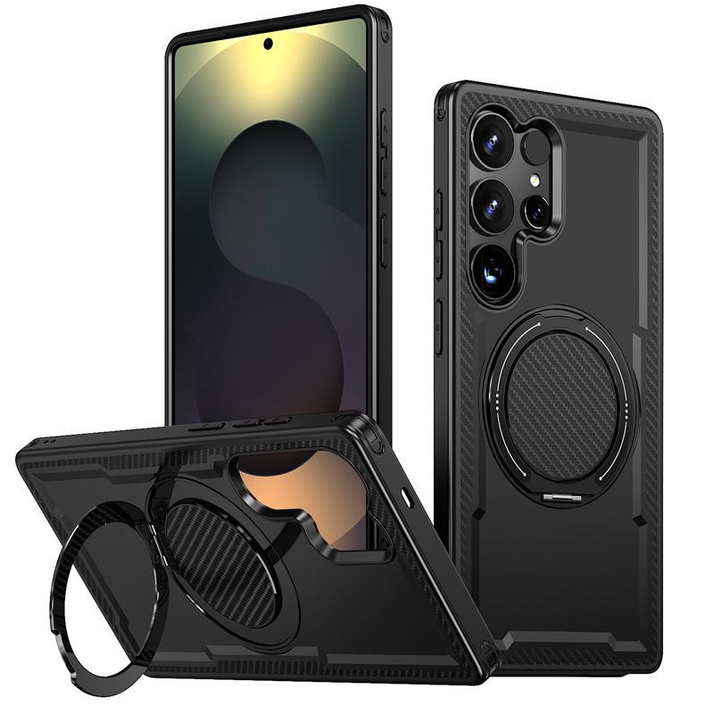 Magnetic Bracket Compatible with Samsung S25 Ultra/S23/A56/A25 Foreign Trade/S24/A17 Phone Cases