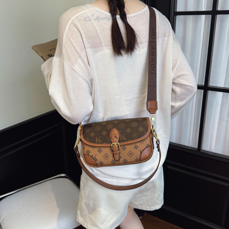Women PU Leather Handbags Saddle Bag Fashion Ladies Small Shoulder Bag Casual Female Crossbody Bags for Women