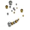 2-8Mm Stainless Steel Round Seed Big Hole Bead Loose Spacer Beads For Diy Jewelry Making Findings Supplies Accessories