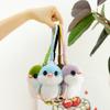 New Cute Little Tit Doll Pendant Keychain Color Bird Plush Toy Schoolbag Keychain