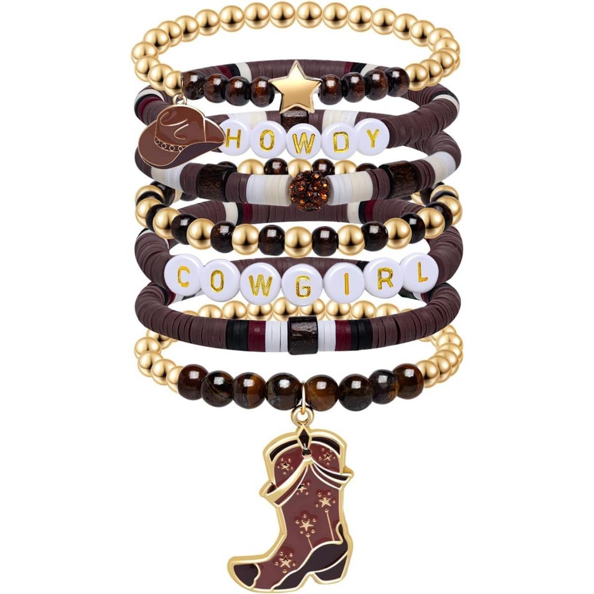 Hot-selling fashion western cowboy Fengjun horse hat boots with creative bracelet versatile jewelry