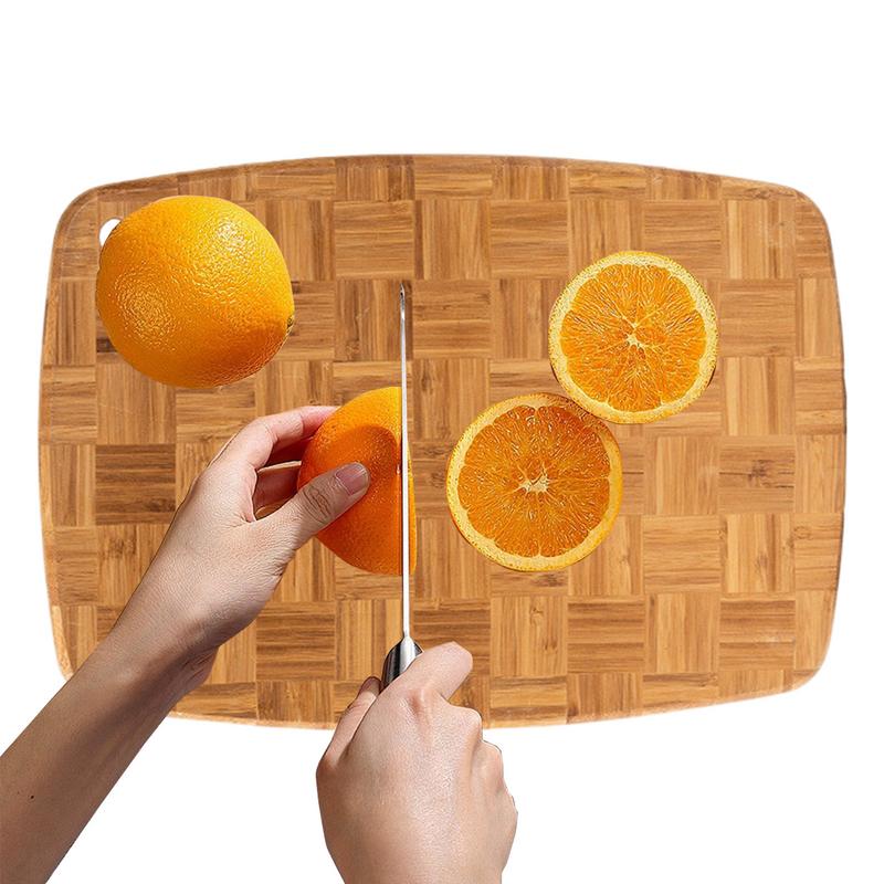 Hochwertige Naturholz Nahtlose Verarbeitung Stirnholz Küchen Lebensmittelhacken Schneidebrett für Mahlzeitenvorbereitung und Charcuterie Servieren