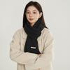 Minimalist Style Solid Color Knitted Scarf with Wool for Girls Winter Warm and Versatile Outdoor Soft Scarf.