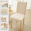 High Back Dining Chair Cover Stretch Jacquard Elastic Spandex Jacquard Chair Cover Slipcover Kitchen Chair Cover Dining Room