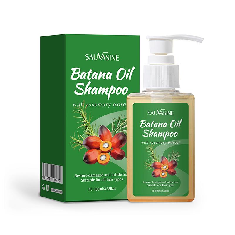 100ml Oil Control Shampoo Soothing Scalp Intense Repair Batana Nourishing Shampoo With Rosemary Extract For All Hair Types 100ml