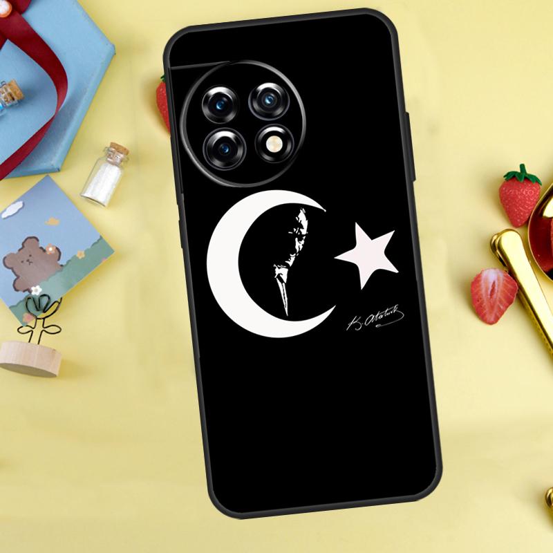 Turkey Flag Case For OnePlus 10 Pro 8 9 11 Ace 8T 9R 10R 10T OnePlus Nord CE 2 3 Lite 2T N10 N20 Cover