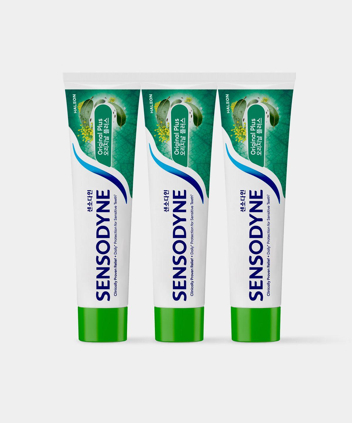 Sensodyne Original Plus Sensitive Toothpaste 100g x 3