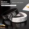 Multifunctioneel Digitale Kinderhorloge met Stappenteller Alarm Lichtgevend Display Siliconen Band en Armband Set Wit