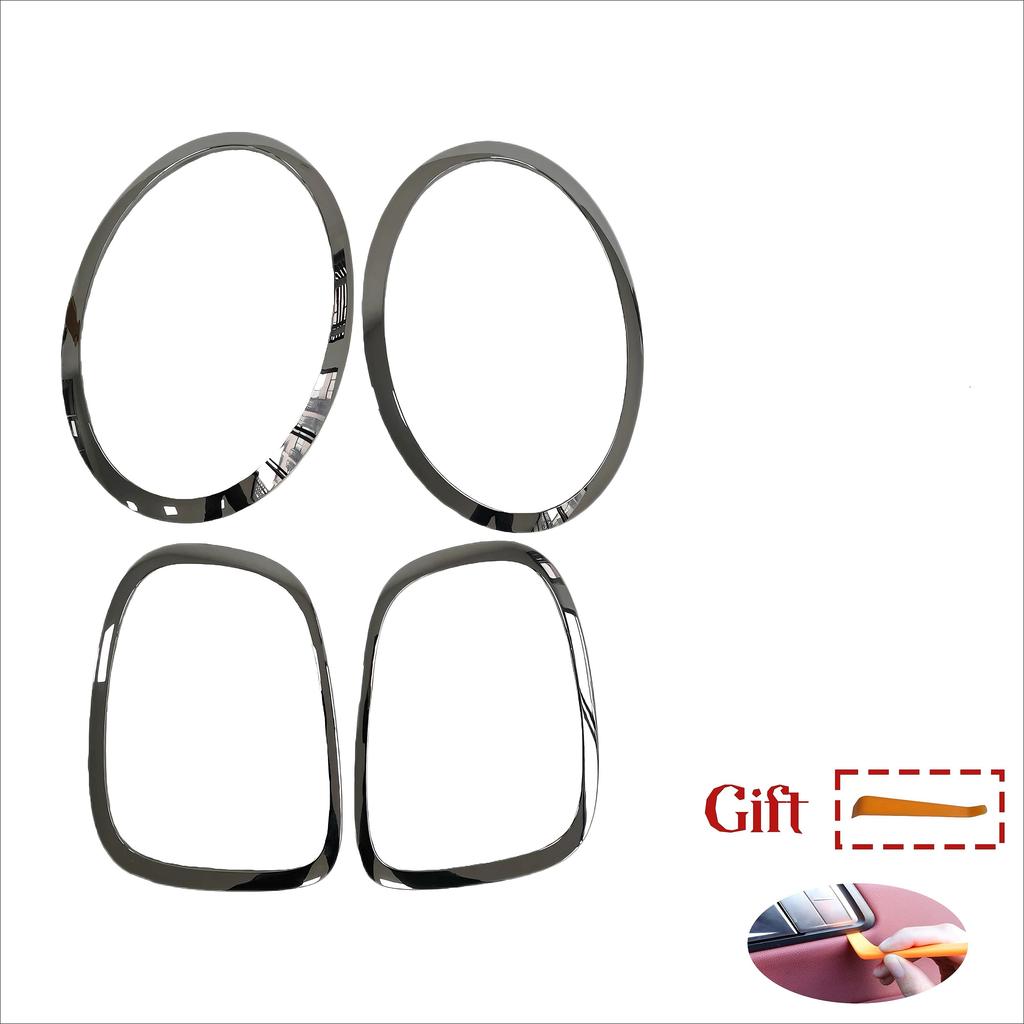 For BMW Mini Cooper F55 F56 F57 2015-2024 Headlight Trim Ring Tail Light Frame Bezel Head Rear Lamp Cover Replacement Part