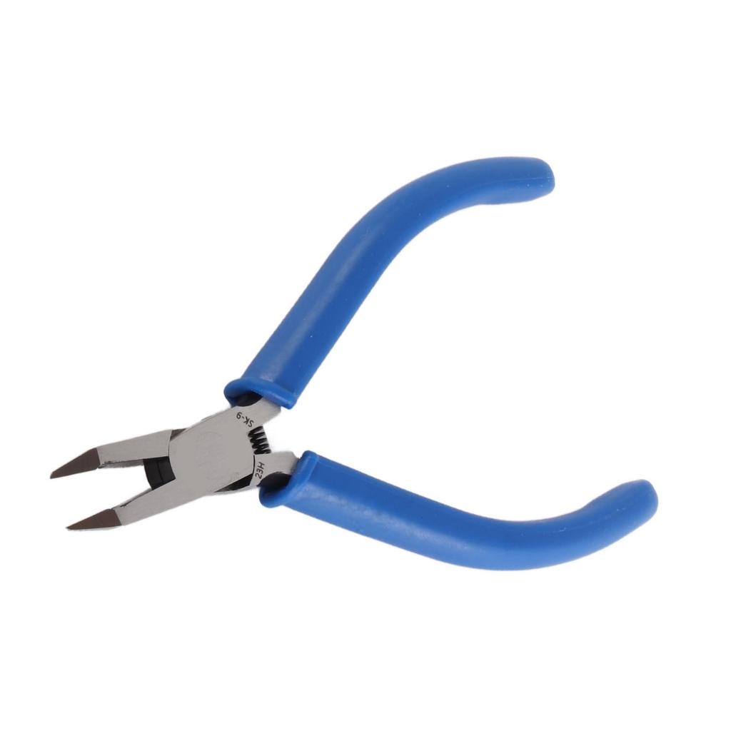 4.5 Inch Pliers Micro Flush Cutter Spring Load Wire Cutting Pliers for 1.5mm Resin Plastic Copper Iron Wires