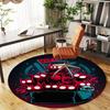 1PC Free Demon Box Round Chair Mat Area Rug - Non-Slip, Floor Mat for Office, Bedroom, Home Decor Christmas Gift C0528126