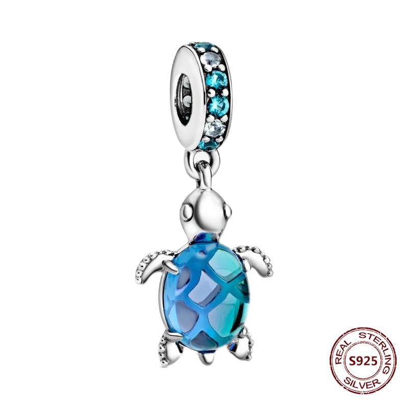Chameleon Luminous Firefly Charm Fit  S925 Original Bracelets Butterfly S925 Silver Beads For DIY Jewelry Birthday Gift