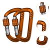 Carabiner Clip for Keychain Use, D Lock Outdoor Activities And Fishing