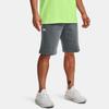 Under Armour Fleece Drawstring Mid-Rise Sports Shorts Men Shorts Peach Gray 1363932-012