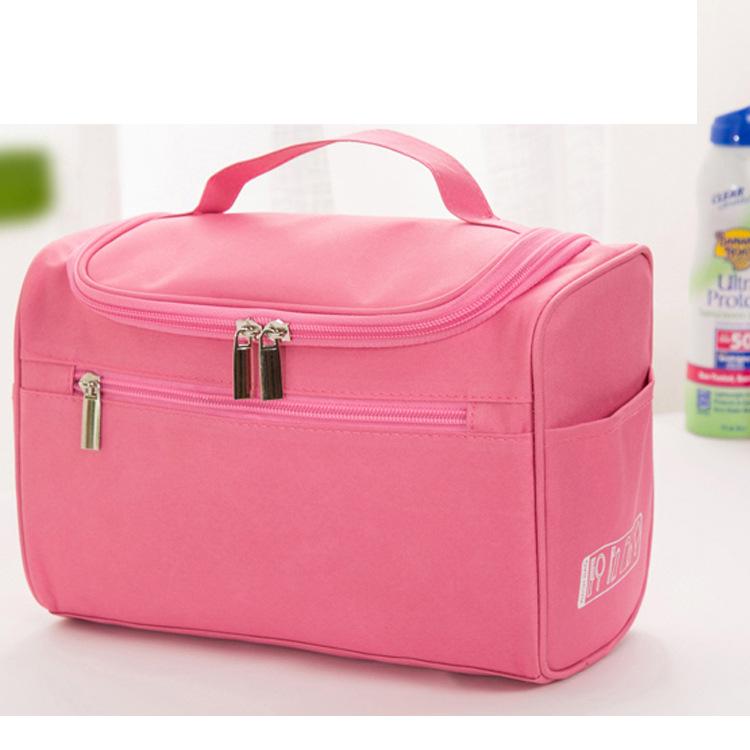 Borsa da toilette Oxford impermeabile di grande capacità con gancio