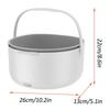 Fruit Ultrasonic Cleaner High Capacity Drain Grocery Basket Portable Fruit And Vegetable Cleansing Machine For Fruit Rice Bean