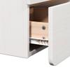 Nightstand 2 pcs White 39 x 34 x 33 cm Solid Pine Wood